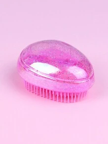 Kommen Peine portátil antiestrés con forma de huevo, lindo peine para niños, cepillo de pelo, peine, herramientas para el cabello, productos y accesorios para el cabello para peluquería, salón de belleza, artículos esenciales de viaje, regreso a la escuela, artículos esenciales de viaje y vacaciones, accesorios para el cabello para mujeres