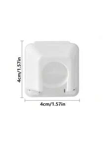 2 piezas de soportes autoadhesivos para barras de cortina sin perforación, decoración para el hogar y el baño, decoración de otoño, accesorios de baño, de vuelta a la escuela
