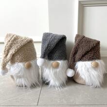 1pc Animal Shaped Door Stopper/Bookend With Mixed Color Knitted Wooly Pompom Decoration, Weighting About 1kg Best Gifts Birthday Graduation