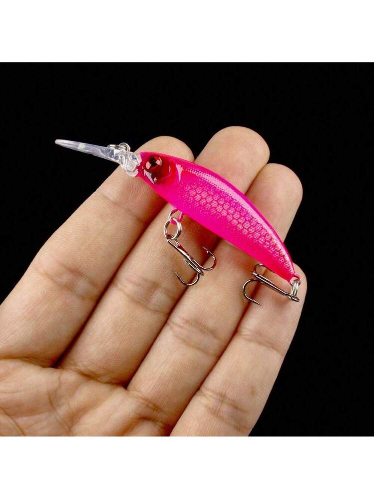 HENGJIA 1pc 7cm 5.4g Sinking Minnow Wobbling Lure, Long Cast Laser