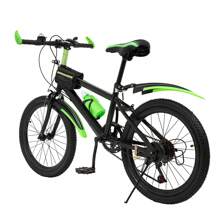 Mountain Bike 20 Inch City Bike Green/Red Racing Bike Carbon Steel Bike Frame City Bike Children Adult Bike