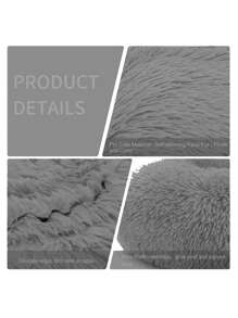 Pet Bed Mattress Dog Cat Cushion Bed Comfortable Cuddler Round Ultra Soft Washable Cushion Bed S-XL - Xám - Xem 2