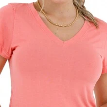 Women T-Shirts - 珊瑚粉 - 查看 2