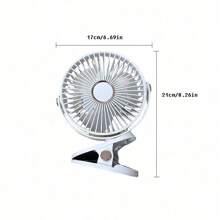Portable Mini Hand Clip Fan USB Charging Quiet Desktop Electric Fan High Quality Student Dormitory Small Cooling Fan Fans Kitchen Cooling Fan,Food,Kitchen,Travel,Kitchen Items,Kitchen Tools,Kitchen Things. - Multicolor - View 5