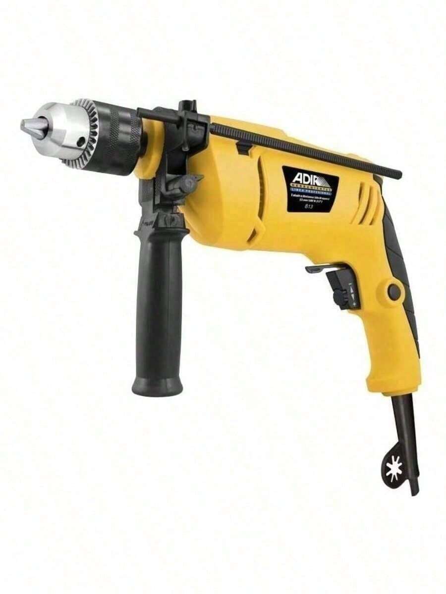 Rotomartillo Taladro Adir 813 1/2" 500 W – Herramienta Eléctrica Profesional con Función Percutiva - Amarillo - Ver 1