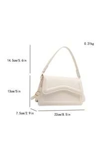 Fashionable, Avant-Garde, Casual & Versatile Solid Color Shoulder Bag