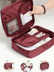Cosmetic Bag Makeup Bag Travel Makeup Bags Cosmetic Bag For Home Use School Makeup Kits Dormitory Cosmetic Bag Travel Essentials Large Capacity Cosmetic Bag Ladies Cosmetic Bag Cosmetic Organizer Travel Storage Bag Cosmetic Bags Makeup Storage Toiletry Bag Multi-Functional Bag Carry-On Bag Clutch Bag Men Toiletry Bag Makeup Organizer Make Up Organizer Make Up Bag - Multicolor - View 13