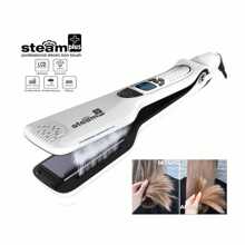 UKLISS Professional Steam Hair Straightener,LED Display Adjustable Electric Fast Steam Hair Straightener Brush,For All Hair Types - UK Plug(220-240V) - View 4