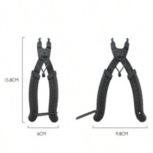 Zestaw narzędzi do łańcucha rowerowego: szczypce do łańcucha + przecinak do łańcucha + ogniwo łańcucha 6/7/8 prędkości + ogniwo łańcucha 9 prędkości + ogniwo łańcucha 10 prędkości, narzędzia naprawcze, narzędzie do demontażu łańcucha roweru górskiego, zestaw narzędzi do montażu szczypiec Magic Link - Wielokolorowe - Zobacz 6