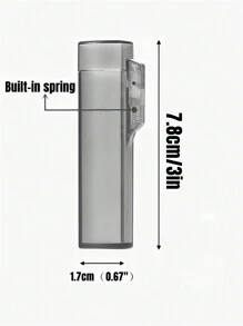 1pc Plastic Toothpick Box Toothpick Holder, Portable Storage Container For Outdoor Travel Camping, Modern Toothpick Dispenser, Medicine Case, Cigarette Holder