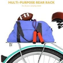 24 Inch Beach Cruiser Bike For Women - 1 Speed Commute Bike For Adults - Womens Bicycle With Adjustable Seat In Mint Green - 薄荷綠 - 查看 6