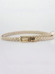 1 件编织细腰带夏季复古甜美风格外套连衣裙腰带女士适合日常通勤万圣节夏季、学校秋季、秋季、万圣节