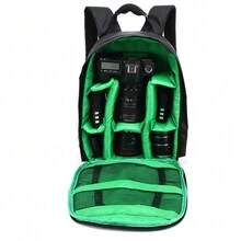 1pc Camera Backpack, DSLR Digital Camera Bag, Waterproof Lightweight Camera Backpack - Multicolor - View 17