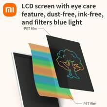 Xiaomi LCD Writing Tablet 13.5 Inch Color Edition, Vibrant Brushstrokes, One-Tap Clear Screen, Magnetic Pen, Lightweight And Portable, Dust-Free And Ink-Free, Long Battery Life, Suitable For Adults And Child - White - View 5