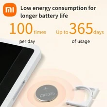 Xiaomi LCD Writing Tablet 13.5 Inch Color Edition, Vibrant Brushstrokes, One-Tap Clear Screen, Magnetic Pen, Lightweight And Portable, Dust-Free And Ink-Free, Long Battery Life, Suitable For Adults And Child - White - View 6
