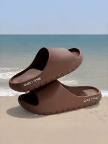 2024 新款男士室内防滑厚底洗澡拖鞋户外情侣拖鞋女士夏季拖鞋 - 紅色 - 查看 2