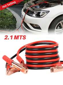 Cables de arranque de emergencia lineas pasa corriente de 2000A Cab 4 doble extremo con abrazaderas 2.1 mts para coche - Rojo - Ver 1