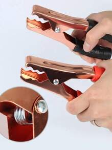 Cables de arranque de emergencia lineas pasa corriente de 2000A Cab 4 doble extremo con abrazaderas 2.1 mts para coche - Rojo - Ver 3