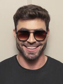 Men Fashion Glasses - Coffee - View 3