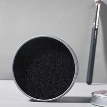 1pc Makeup Brush Cleaning Box, Sponge Portable Dry Clean Quick Wash Cleaning Box - Black - View 5