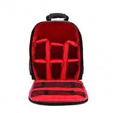 1pc Camera Backpack, DSLR Digital Camera Bag, Waterproof Lightweight Camera Backpack - Multicolor - View 13