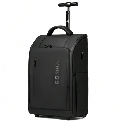Men Business Trolley Backpack With Wheels Travel Trolley Bags Carry On Luggage Bags Cabin Carry On Bag Large Capacity Waterproof Backpack