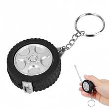 1pc Custom Photo Mini Portable Retractable Tape Measure, Personalized Tape Measure Custom Photo Measurement Tool, Tire Shaped Plastic Tape Measure Keychain Portable Automatic Rebound Steel Tape Measure, Portable Tool For Daily Use, Very Suitable For Home Measurement, School, Office Use, Birthday Gifts For Dad, Mom, Boyfriend And Girlfriend, Colleagues, Valentine's Day Party Gifts, Unique Gift Creativity For Travel Camping Back To School,Back To School,School Supplies