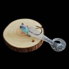 Fishing Lures Soft Plastic Lures For Bass Jig Head Soft Swimbait Lifelike Plastic Baits Tackle Kit For Saltwater And Freshwater