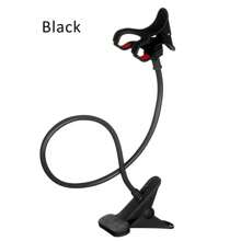 Black / White / Pink Mobile Phone Holder Flexible Adjustable Cellphone Holder Clip Support Telephone Home Bed Desktop Mount Bracket Smartphone Stand