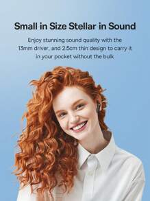 Baseus Bowie E16無線耳機藍牙5.3 TWS耳塞IPX4防水耳機30小時播放時間13mm驅動HIFI耳機（黑色） - 黑色 - 查看 4