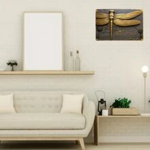 1 pieza Letrero de metal vintage (20 x 30 cm) - Impresión plana 2D en estilo rústico para decoración del hogar y oficina, póster de placa de hierro duradera con tema de bar - Ideal para granja, baño, jardín o suministros para fiestas, estilo de agujero aleatorio - multicolores 5 - Ver 5