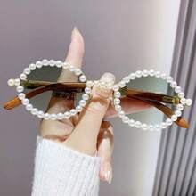 tremblay 珍珠圆形时尚眼镜女时尚复古时尚眼镜奢侈品牌设计师优雅复古蒸汽朋克时尚眼镜男士