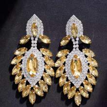 Fashionable, Elegant, Luxury Crystal Earrings, Women's Jewelry Accessories - Multicolor - View 4