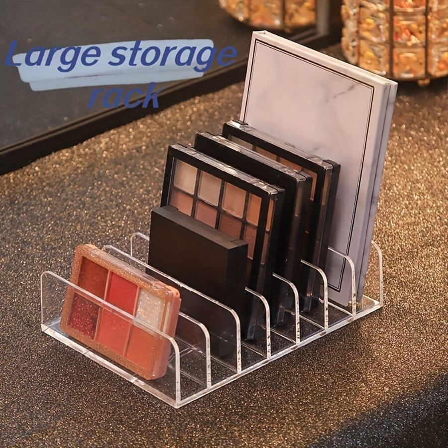 1 pieza Caja de almacenamiento de escritorio, estante de almacenamiento de tarjetas postales, adecuada para almacenamiento de escritorio en la oficina, escuela y hogar - Multicolor - Ver 1