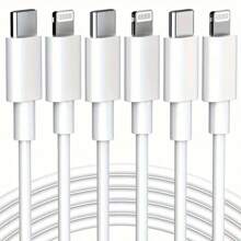 1 pieza/3 piezas Cable USB-C a Lightning, cable de carga rápida y transferencia de datos para teléfonos Apple