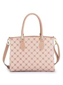 Women Tote Bags - 摩卡棕 - 查看 3