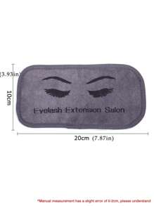 HMQ beauty 1pc Soft & Reusable Eyelash Extension Headband With Eyelashes Tape And Patches - Light Grey - View 5