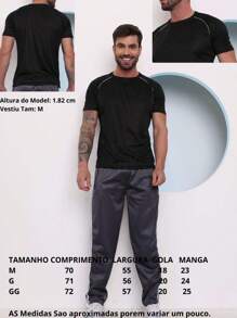 Men T-Shirts - 藏蓝色 - 查看 4