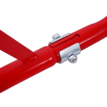 Motorcycle Stand 1000LB Sport Bike Front And Rear Wheel Lift Swingarm Paddock Stands Black U   Red - Red - View 5