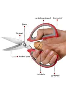 1 Stück Hochwertige Schneiderschere Schwere Mehrzweck-Edelstahl Schneider Comfort Grip Schere Professionelle Handwerk für Stoffreste