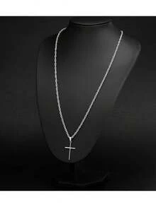 Men'S Necklace Sets - 銀色 - 查看 7