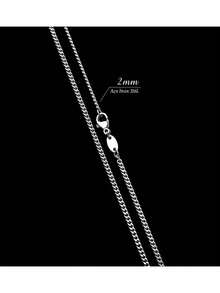 Chain Necklaces - 銀色 - 查看 4