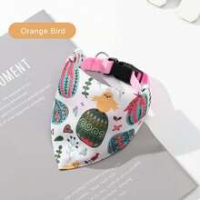Cartoon Printed Dog Bandana, Triangle Bib, Pet Scarf. Soft And Absorbent Saliva Towel For Cat And Dog, Decorative Towel