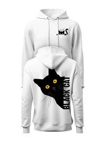 Men Hoodies - 白色 - 查看 1