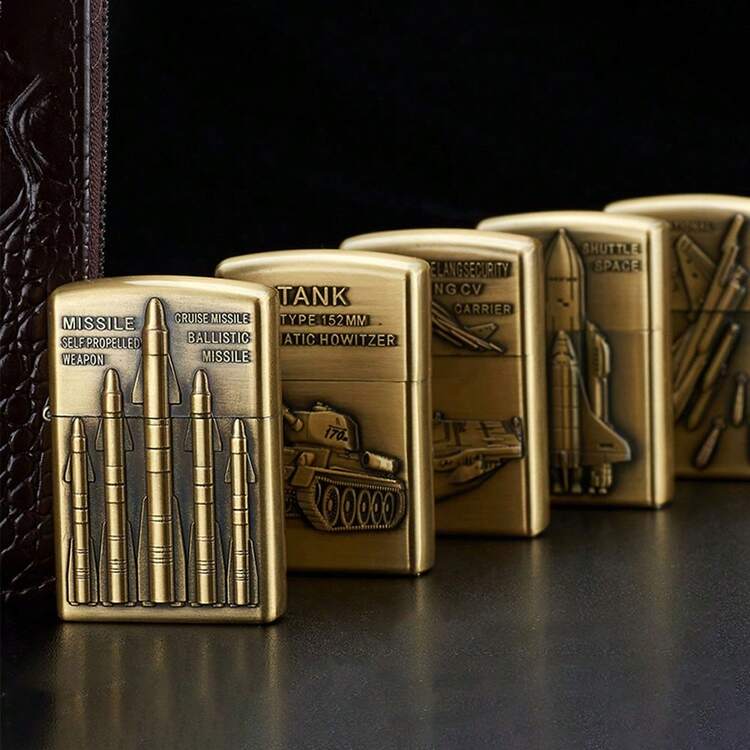 1pc Rechargeable USB Vintage Lighter, Dual Arc Plasma Lighter, Windproof Flameless Electronic Lighter, Portable Metal Lighter, Suitable For Boyfriend Gift, Candle, Camping - Multicolor - View 7
