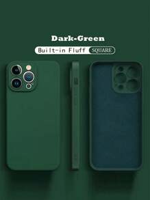 适用于苹果的1个绿色液态硅胶防震手机壳，兼容 15 Pro Max、 14 Pro Max、Galaxy A05、Galaxy A54 5G、Galaxy A52/A52s 5G、Galaxy S21 FE 5G、Galaxy S23 Ultra、Galaxy S24 Ultra 5G、X5 Pro，国际版，非国内版。 - 彩色 - 查看 1