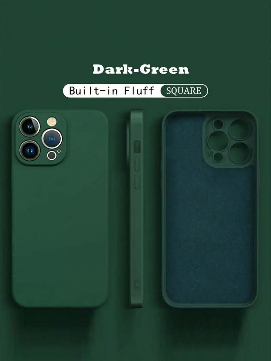 适用于苹果的1个绿色液态硅胶防震手机壳,兼容 15 Pro Max、 14 Pro Max、Galaxy A05、Galaxy A54 5G、Galaxy A52/A52s 5G、Galaxy S21 FE 5G、Galaxy S23 Ultra、Galaxy S24 Ultra 5G、X5 Pro,国际版,非国内版。 - 彩色 - 查看 1