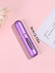 1pc Mini Travel Perfume Refillable Atomizer, Solid Portable Perfume Spray Bottle, Travel Perfume Scent Pump Case Fragrance Empty Container Spray Bottle For Traveling And Outgoing,5ml - Multicolor - View 5