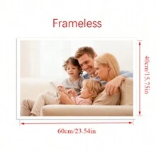 1pc Customized Canvas Wall Art, Available With DIY Wooden Frame Or Frameless Poster, Customizable Photos, Suitable For Family, Loved Ones, Pets, Can Be Hung On Wall For Home, Office, Living Room, Bedroom, Tea Room, Dining Room Decor, Ideal Gift For Birthday, Graduation, Slow Life, Retro, Holiday Calendar - Style 1 - View 10