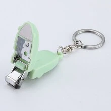 Mini Foldable Nail Clipper Keychain, Portable Stainless Steel Clippers For Fingernails And Toenails, Small Manicure And Pedicure Tool, Multiple Colors Available, Durable And Rust-Resistant Material, Easy-To-Carry Design - Multicolor - View 4